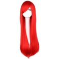 Cosplay Percke Farbe lange glatte Haare Percke Anime Percke 80CMpicture30