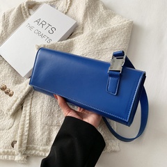 einfache Art und Weise Pendlertasche neue tragbare einfarbige kleine quadratische Tasche einzelne Schulterhandtasche