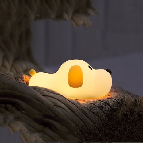 Lampe en silicone rechargeable de cadeau mignon de bande dessinée de veilleuse terne créative NHYJA498533's discount tags