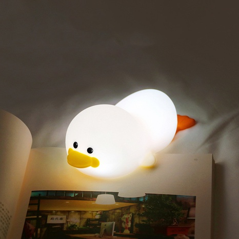 Fashion Duck Colorful Remote Control USB Charging Bedside Bedroom Silicone Night Light NHYJA498538's discount tags