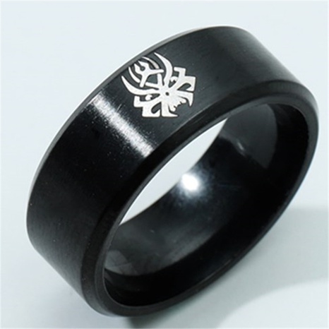 316 titanium steel ring men's punk spider ring's discount tags