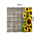 Sonnenblume Polyester Bedruckt 180mm Breite squreDuschvorhangpicture9