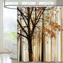 freehand drawing polyester 180mm width shower curtain printing curtainpicture6