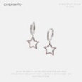 fashion hollow color zircon star earringspicture12