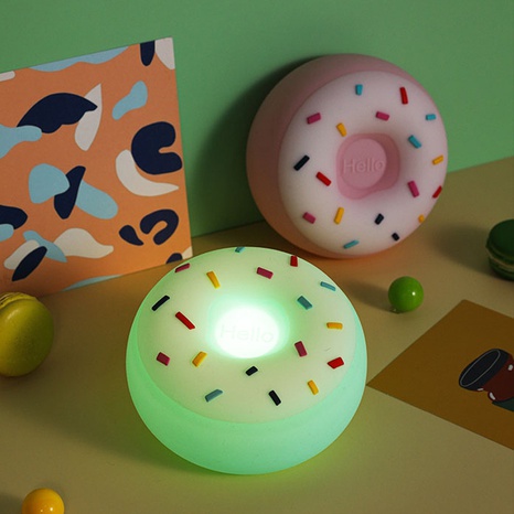 Fashion donut silicone lamp night light creative gift induction lamp pat lamp bedside lamp NHYJA498547's discount tags