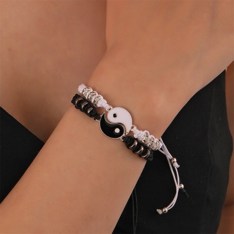 nouveau bracelet de Tai Chi réglable à la mode bracelet de corde à main tressée's discount tags