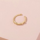 simple copper zircon piercing nose ring ladies exaggerated nose piercing niche jewelrypicture10
