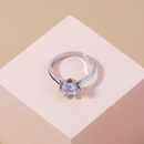 anillo de damas simples accesorios con incrustaciones de anillo de cobre de circn al por mayorpicture10