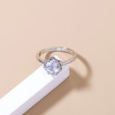 anillo de damas simples accesorios con incrustaciones de anillo de cobre de circn al por mayorpicture11