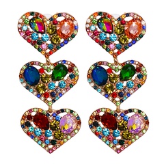 new creative heart-shaped earrings trend earrings