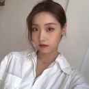 Koreanische einfache rote Herzhalskette modische modische Halskettepicture9