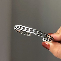 Fashion open twist splicing chain copper bracelet