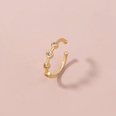simple copper zircon piercing nose ring ladies exaggerated nose piercing niche jewelrypicture12