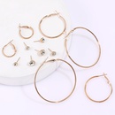 Fashion simple earrings 6 pairs set NHHUQ503315picture6