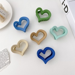 Autumn and winter new simple hollow heart hairpin hair accessories