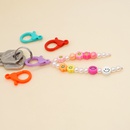 Go2boho New Ins Bohemian Rainbow Bead Acrylic Imitation Pearl Bag Small Keychain Pendantpicture9