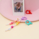 Go2boho New Ins Bohemian Rainbow Bead Acrylic Imitation Pearl Bag Small Keychain Pendantpicture10