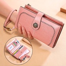 new leather retro long wallet largecapacity clutch bag multifunction mobile phone bagpicture24
