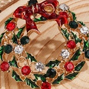 Christmas earrings European and American fashion rhinestone jewelry alloy diamond earringspicture6