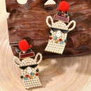 European and American fashion creative new diamondstudded pearl earrings wholesalepicture4