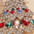 Christmas Earrings Christmas Tree European and American Fashion Rhinestone Colored Diamonds Christmas Tree Womens Accessoriespicture6