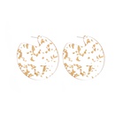 Europe and America Cross Border New Fashion Ins Style Resin round Earrings Personalized Creative Gold Transparent Resin Earrings for Womenpicture9