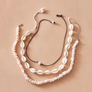 Ethnischer Schmuck Weie Muschel Dreischichtige Perlenkette Mehrschichtige Perlenkettepicture8