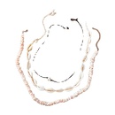 Ethnischer Schmuck Weie Muschel Dreischichtige Perlenkette Mehrschichtige Perlenkettepicture11
