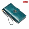 new leather retro long wallet largecapacity clutch bag multifunction mobile phone bagpicture29