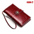 new leather retro long wallet largecapacity clutch bag multifunction mobile phone bagpicture30