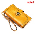 new leather retro long wallet largecapacity clutch bag multifunction mobile phone bagpicture31