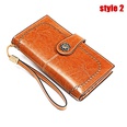 new leather retro long wallet largecapacity clutch bag multifunction mobile phone bagpicture32