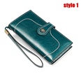 new leather retro long wallet largecapacity clutch bag multifunction mobile phone bagpicture35