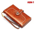 new leather retro long wallet largecapacity clutch bag multifunction mobile phone bagpicture38