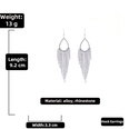 Fashionable Exaggerated Rhinestone Long Tassel Earrings European and American Ins Refined Grace HighGrade Personality Affordable Luxury Earrings for Womenpicture14