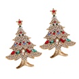 Christmas Earrings Christmas Tree European and American Fashion Rhinestone Colored Diamonds Christmas Tree Womens Accessoriespicture8