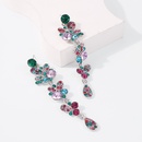Multilayer Flower Color Diamond Earrings Wholesalepicture9