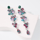 Multilayer Flower Color Diamond Earrings Wholesalepicture11