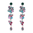 Multilayer Flower Color Diamond Earrings Wholesalepicture14
