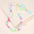 Cartoon mask chain extension chain candy color twist diy glasses mask chain dualuse antilost hanging neck chainpicture17