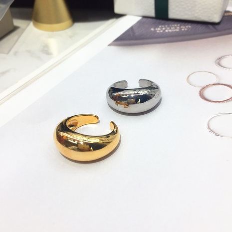18KGP anillo abierto retro tendencia anillo de aleación mujer's discount tags