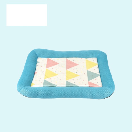 Pet ice silk mat summer cool and cool bite resistant ice silk fabric cat and dog ice pad pet supplies wholesale NHPSM502218's discount tags