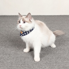 serviette de salive pour animaux de compagnie bavoir coréen pour animaux de compagnie chat et chien bavoir universel mode accessoires simples