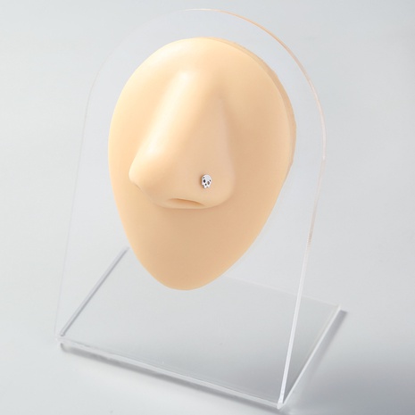 neue heiße verkaufende Edelstahl Nase Nagel Nasenring piercing Schädel gerade Stange Nase Ornament's discount tags