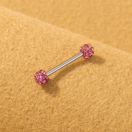 European and American fashion pink full diamond double drill tongue nail wholesale NHDB502561's discount tags