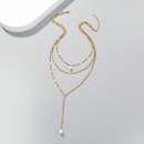 Temperament Retro Anhnger Halskette einfache Perlenkette Schlsselbeinkettepicture8