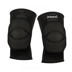 tight black knee-protected Ballet knee pads