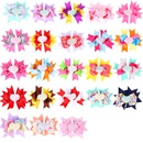childrens bows hairpin wholesale multilayer bow heart hair clip color matching 23 colors NHWO503247picture12