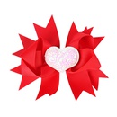 childrens bows hairpin wholesale multilayer bow heart hair clip color matching 23 colors NHWO503247picture15