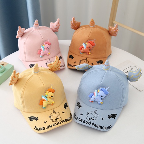 Autumn new children's hat cute girls unicorn outing baseball cap cartoon caps wholesale  NHJCX503450's discount tags